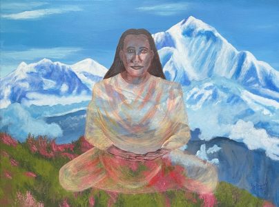 Mahavatar Babaji and the Annapurna Mountains 08-22 web version