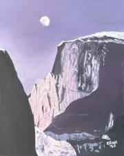 Ode to Ansel Adams_Moon over Half Dome 05-25